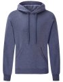 Heren Hoodie Classic Fruit of the Loom heather Navy